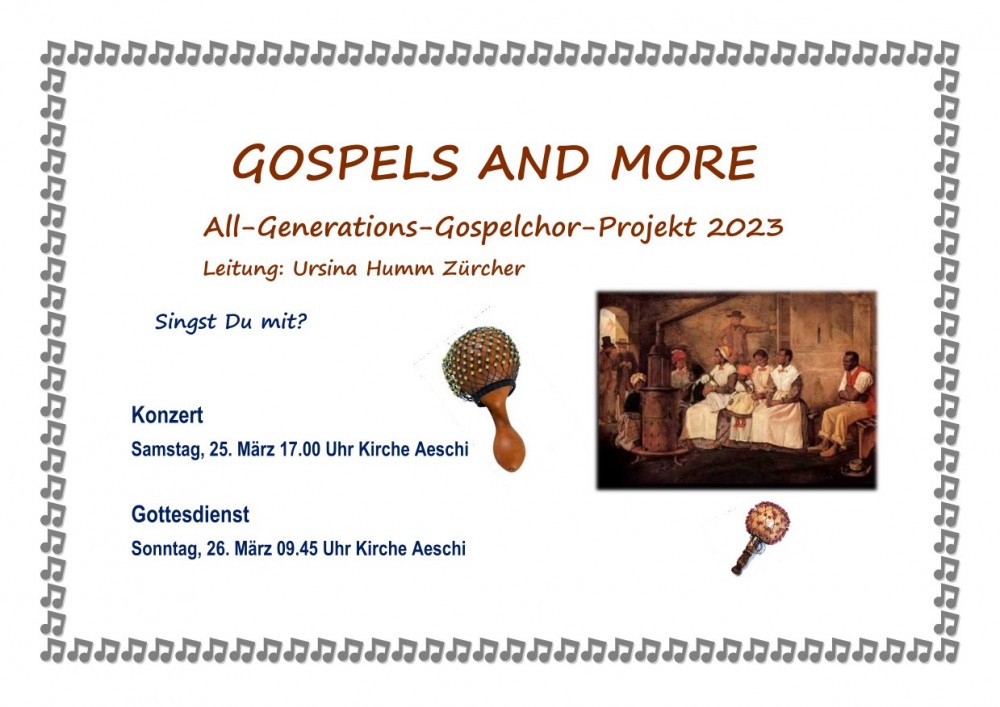 Chorprojekt Gospels and More