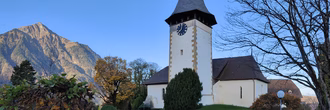 Kirche Aeschi Herbst